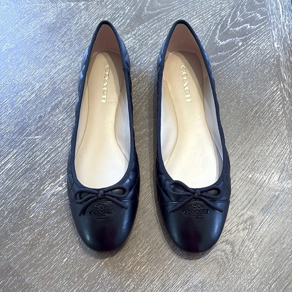 Coach Allyson Quilted Ballet Flat - Picture 2 of 9